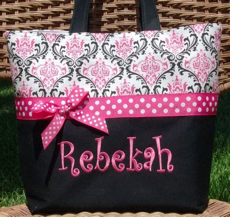 monogrammed diaper bags for girls.